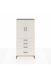 Arges Dolap 3 Raflı 4 Çekmeceli 2 Kapaklı 88x30x182 - S24M013V7A