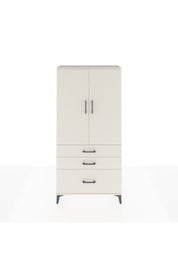 Arges Dolap 3 Raflı 3 Çekmeceli 2 Kapaklı 88x30x182 - S24M014V1A