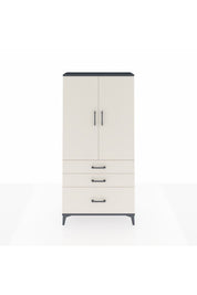 Arges Dolap 3 Raflı 3 Çekmeceli 2 Kapaklı 88x30x182 - S24M014V4A
