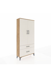 Arges Dolap 4 Raflı 2 Çekmeceli 2 Kapaklı 88x30x182 - S24M015V7A