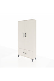 Arges Dolap 4 Raflı Tek Çekmeceli 2 Kapaklı 88x30x182 - S24M016V1A