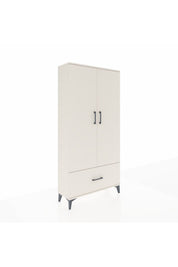 Arges Dolap 4 Raflı Tek Çekmeceli 2 Kapaklı 88x30x182 - S24M016V1A