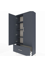 Arges Dolap 4 Raflı Tek Çekmeceli 2 Kapaklı 88x30x182 - S24M016V5A