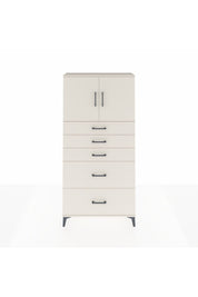 Arges Dolap 2 Raflı 5 Çekmeceli 2 Kapaklı 88x30x182 - S24M018V1A