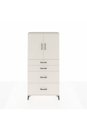 Arges Dolap 2 Raflı 4 Çekmeceli 2 Kapaklı 88x30x182 - S24M019V1A