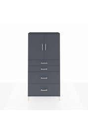 Arges Dolap 2 Raflı 4 Çekmeceli 2 Kapaklı 88x30x182 - S24M019V5A