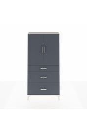 Arges Dolap 3 Raflı 3 Çekmeceli 2 Kapaklı 88x30x182 - S24M020V2A