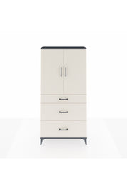 Arges Dolap 3 Raflı 3 Çekmeceli 2 Kapaklı 88x30x182 - S24M020V4A