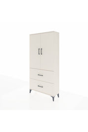 Arges Dolap 3 Raflı 2 Çekmeceli 2 Kapaklı 88x30x182 - S24M021V1A