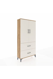 Arges Dolap 3 Raflı 2 Çekmeceli 2 Kapaklı 88x30x182 - S24M021V7A