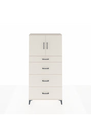 Arges Dolap 2 Raflı 4 Çekmeceli 2 Kapaklı 88x30x182 - S24M023V1A