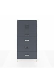 Arges Dolap 2 Raflı 4 Çekmeceli 2 Kapaklı 88x30x182 - S24M023V5A