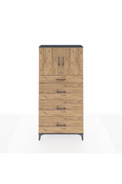 Arges Dolap 2 Raflı 4 Çekmeceli 2 Kapaklı 88x30x182 - S24M023V6A