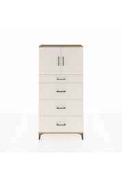 Arges Dolap 2 Raflı 4 Çekmeceli 2 Kapaklı 88x30x182 - S24M023V7A