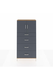 Arges Dolap 2 Raflı 4 Çekmeceli 2 Kapaklı 88x30x182 - S24M023V8A
