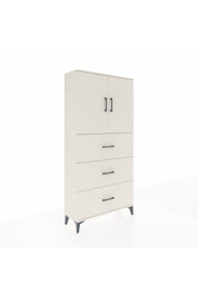 Arges Dolap 2 Raflı 3 Çekmeceli 2 Kapaklı 88x30x182 - S24M024V1A