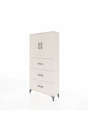 Arges Dolap 2 Raflı 3 Çekmeceli 2 Kapaklı 88x30x182 - S24M024V1A