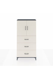 Arges Dolap 2 Raflı 3 Çekmeceli 2 Kapaklı 88x30x182 - S24M024V4A