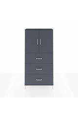 Arges Dolap 2 Raflı 3 Çekmeceli 2 Kapaklı 88x30x182