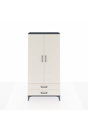 Arges Dolap Tek Raflı 2 Çekmeceli Tek Askılı 88x30x182 - S24M029V4A