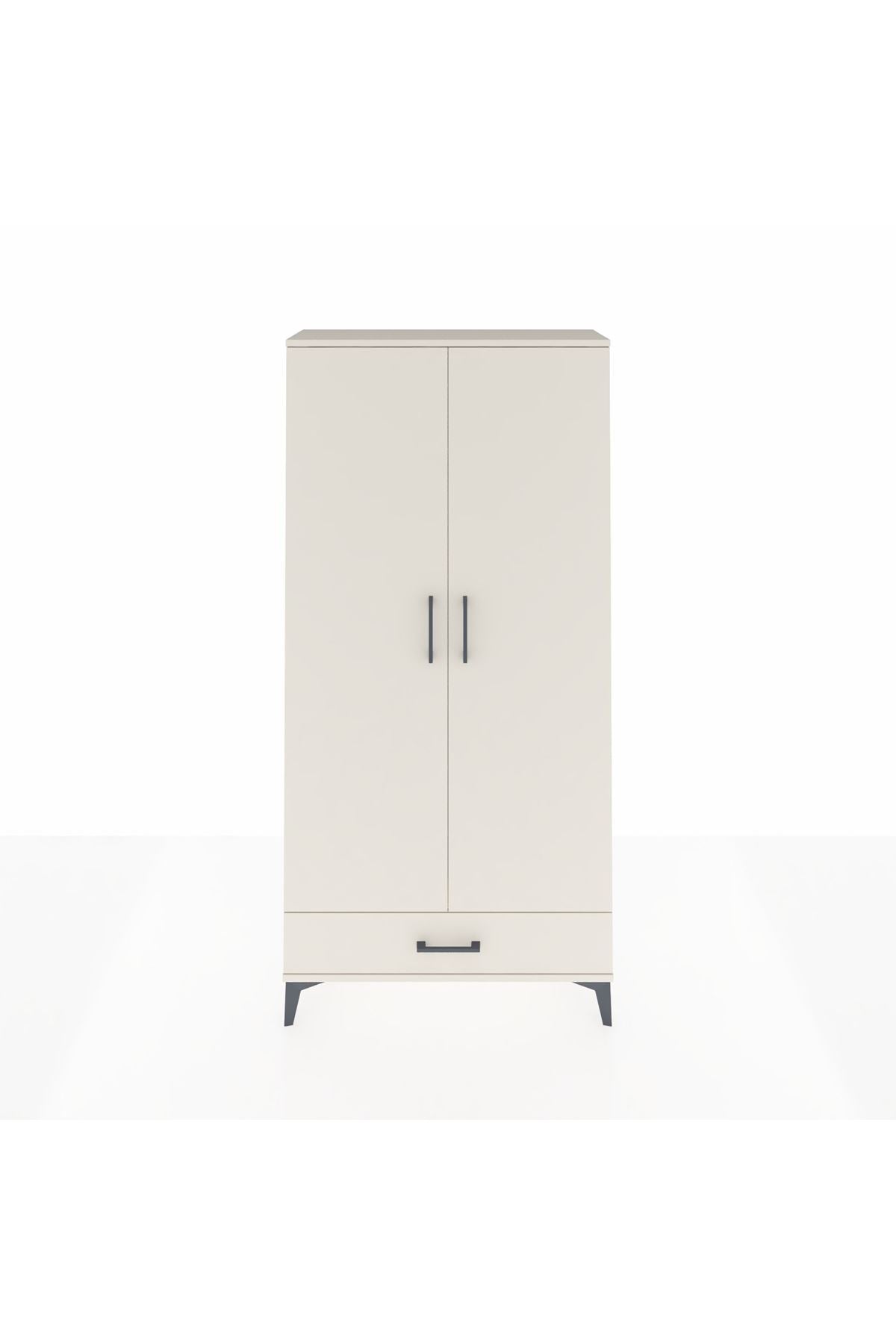 Arges Dolap Tek Raflı Tek Çekmeceli Tek Askılı 88x30x182 - S24M030V1A