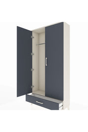 Arges Dolap Tek Raflı Tek Çekmeceli Tek Askılı 88x30x182 - S24M030V2A