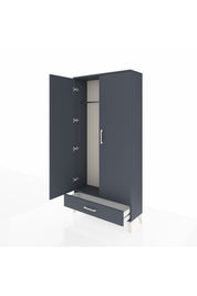 Arges Dolap Tek Raflı Tek Çekmeceli Tek Askılı 88x30x182 - S24M030V5A