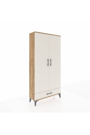Arges Dolap Tek Raflı Tek Çekmeceli Tek Askılı 88x30x182 - S24M030V7A