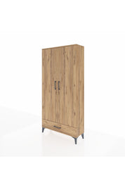 Arges Dolap Tek Raflı Tek Çekmeceli Tek Askılı 88x30x182 - S24M030V9A