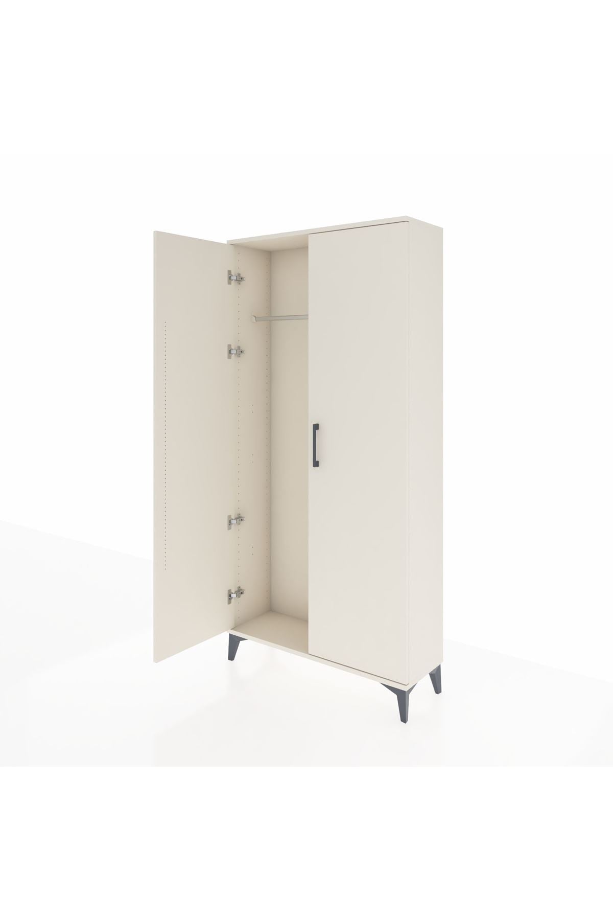 Arges Dolap 2 Kapaklı Tek Askılı 88x30x182 - S24M031V1A