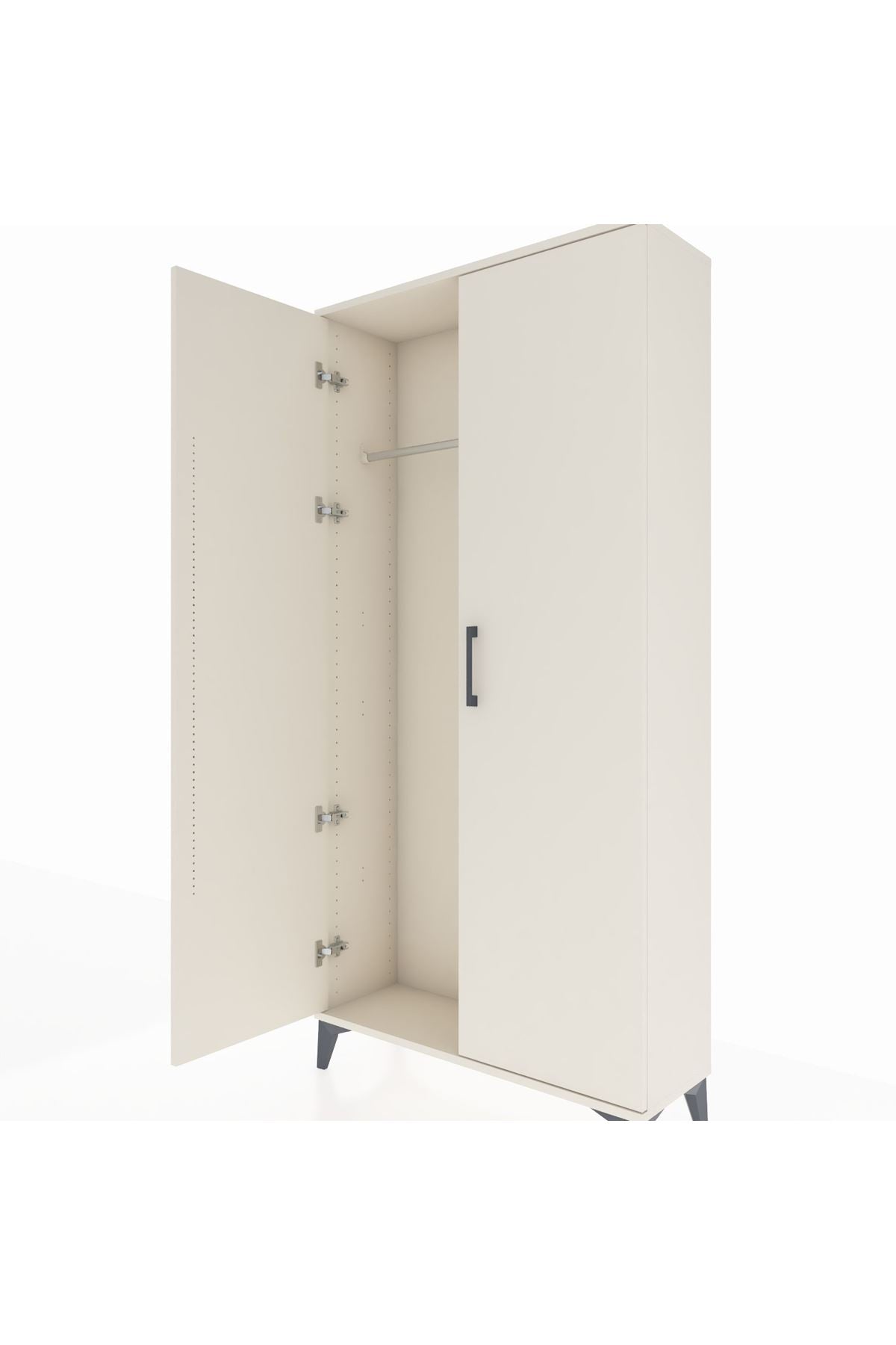 Arges Dolap 2 Kapaklı Tek Askılı 88x30x182 - S24M031V1A