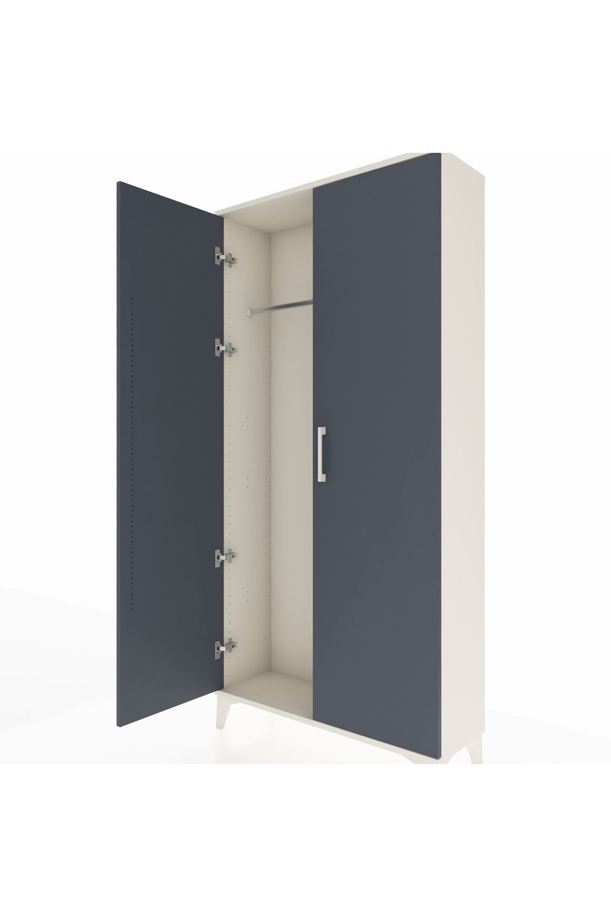 Arges Dolap 2 Kapaklı Tek Askılı 88x30x182 - S24M031V2A