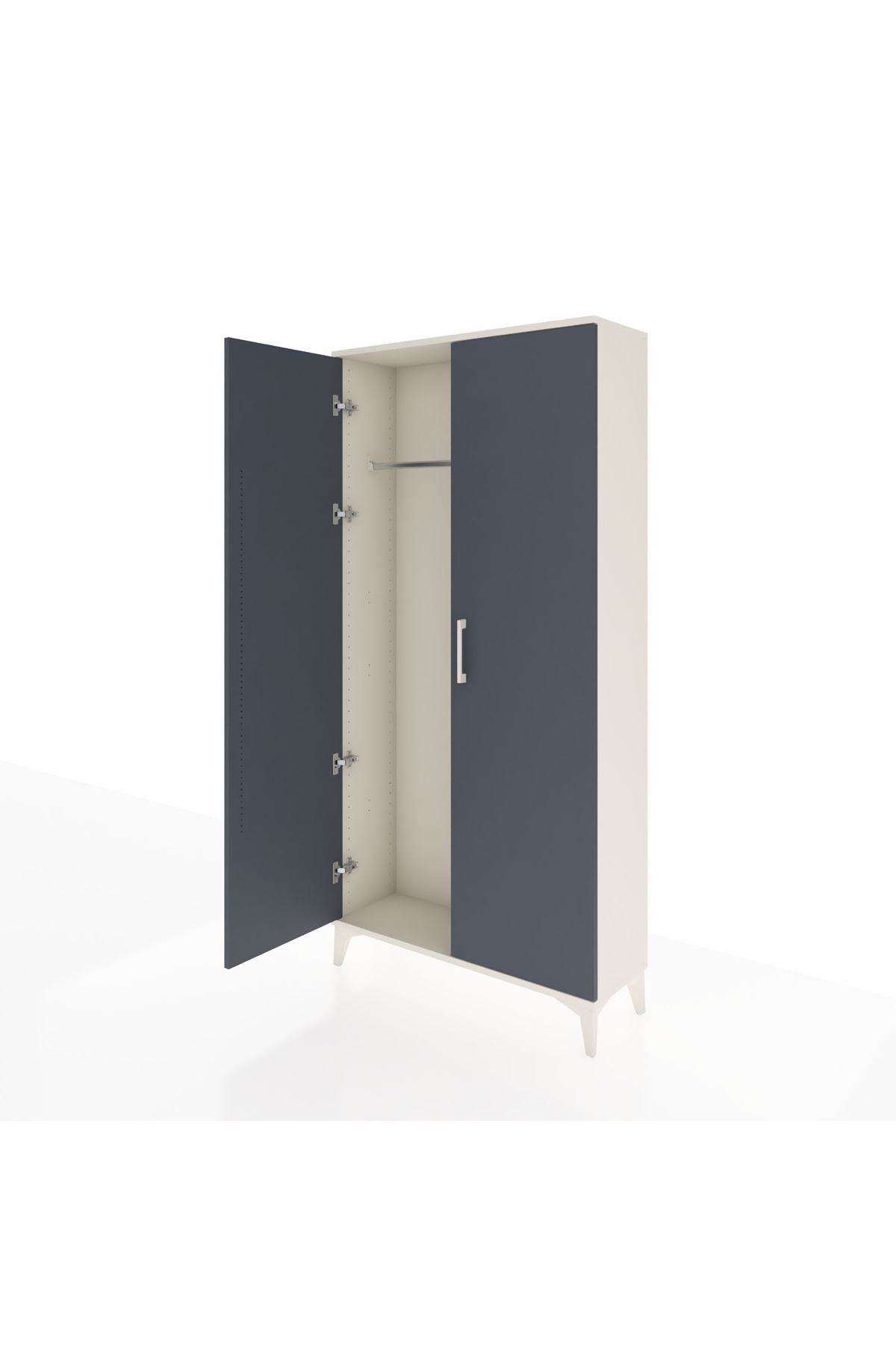Arges Dolap 2 Kapaklı Tek Askılı 88x30x182 - S24M031V2A