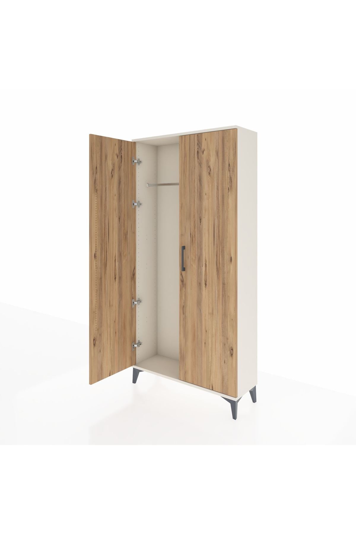 Arges Dolap 2 Kapaklı Tek Askılı 88x30x182 - S24M031V3A