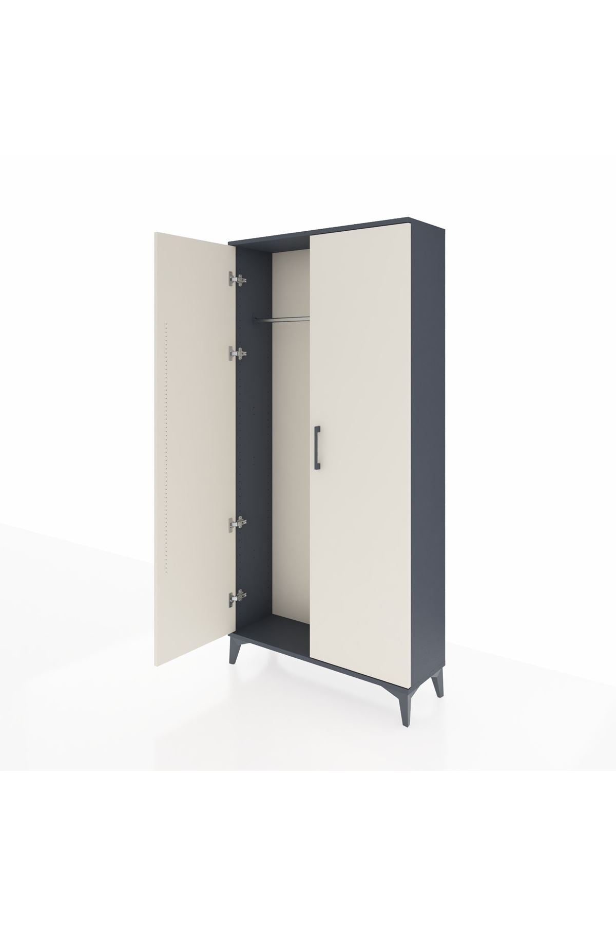 Arges Dolap 2 Kapaklı Tek Askılı 88x30x182 - S24M031V4A