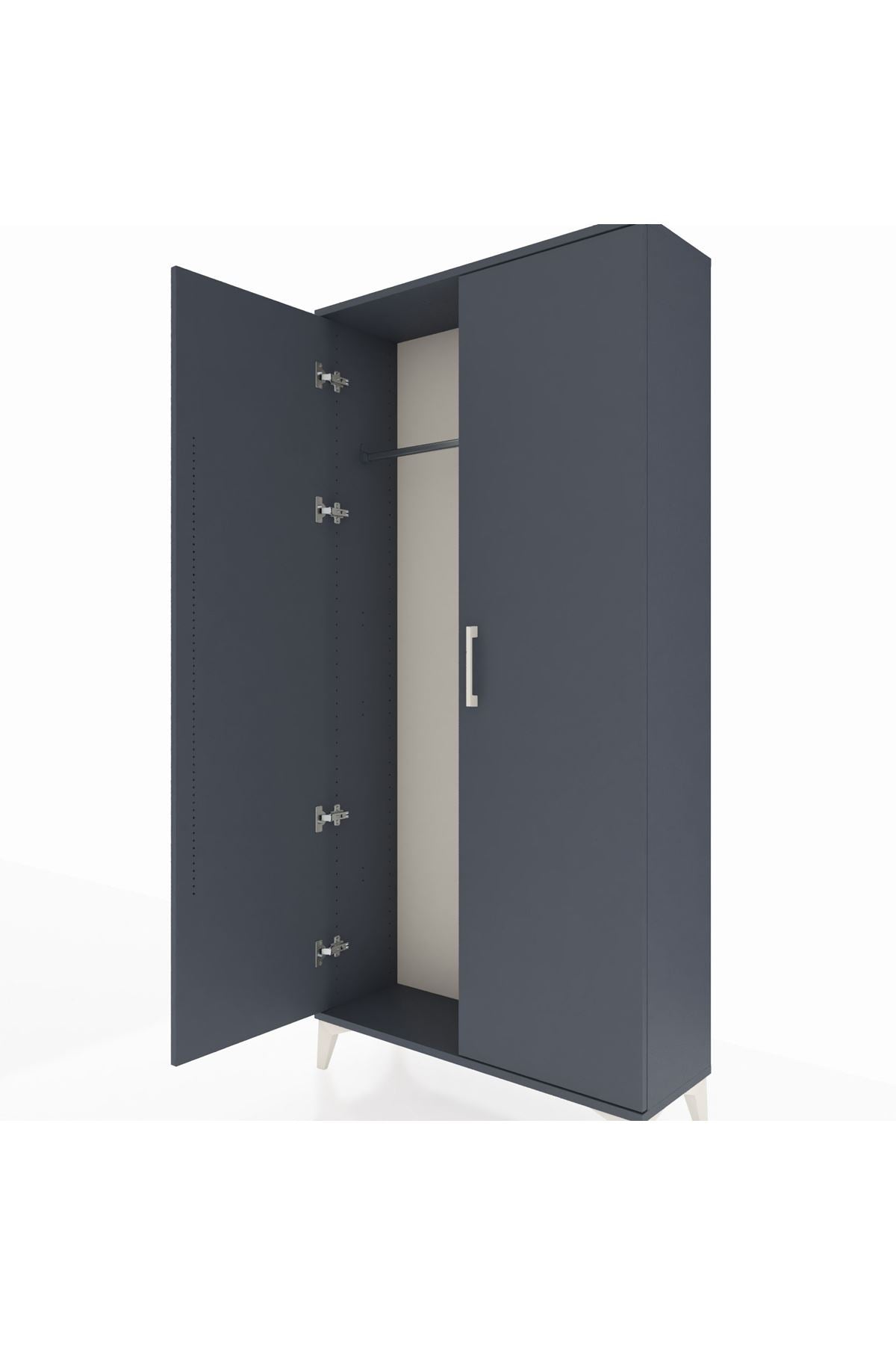 Arges Dolap 2 Kapaklı Tek Askılı 88x30x182 - S24M031V5A