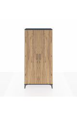 Arges Dolap 2 Kapaklı Tek Askılı 88x30x182
