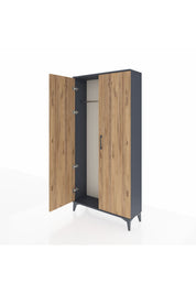 Arges Dolap 2 Kapaklı Tek Askılı 88x30x182 - S24M031V6A