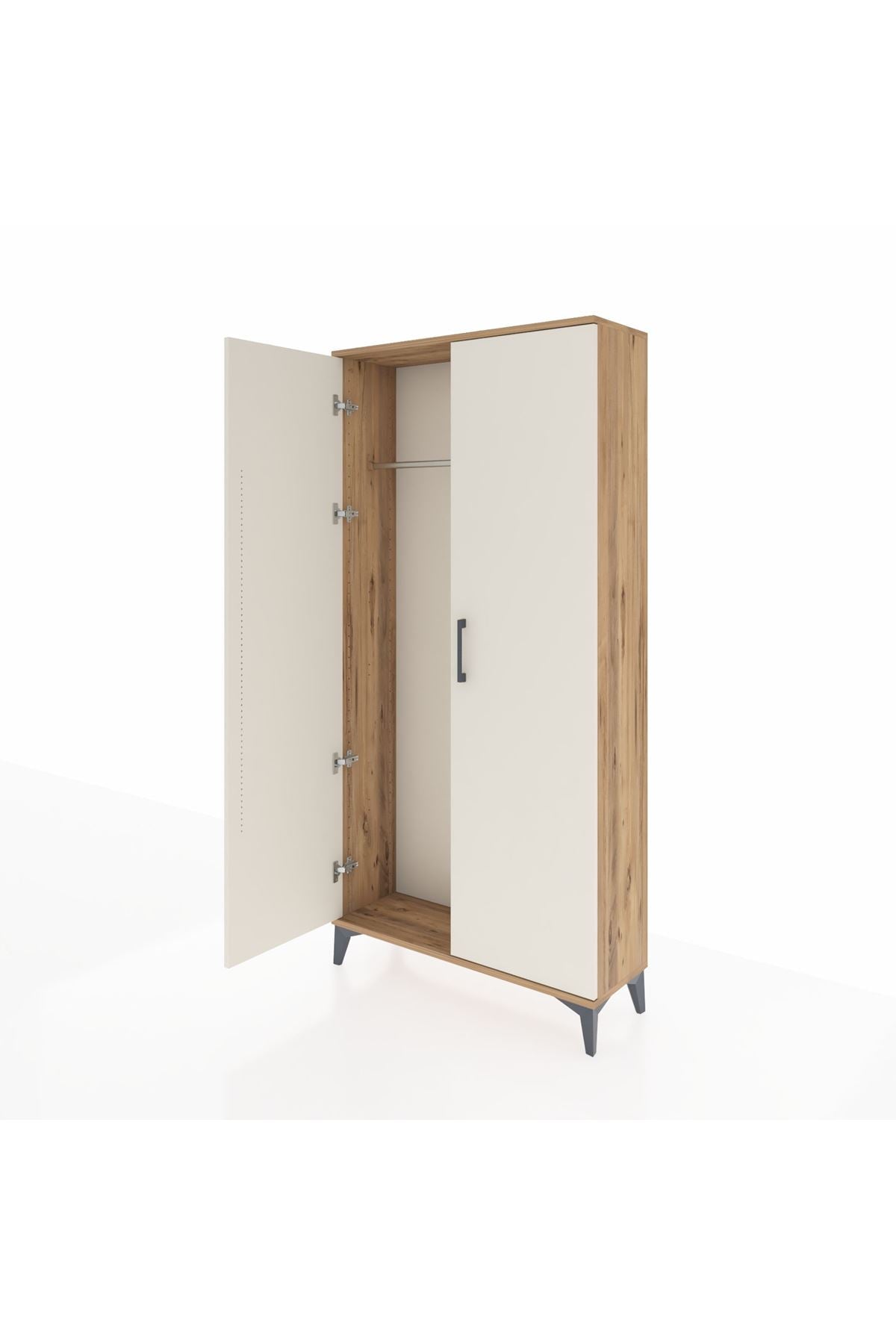 Arges Dolap 2 Kapaklı Tek Askılı 88x30x182 - S24M031V7A