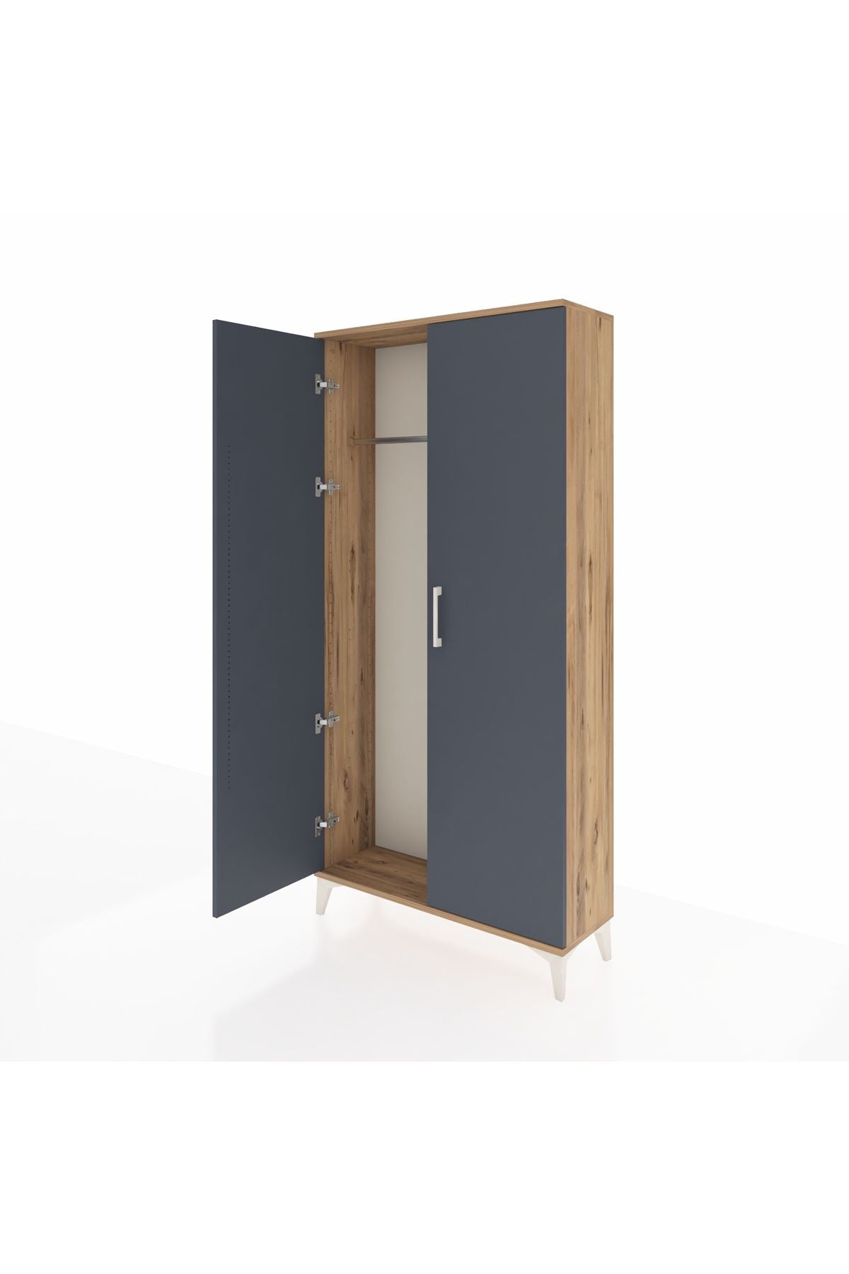 Arges Dolap 2 Kapaklı Tek Askılı 88x30x182 - S24M031V8A