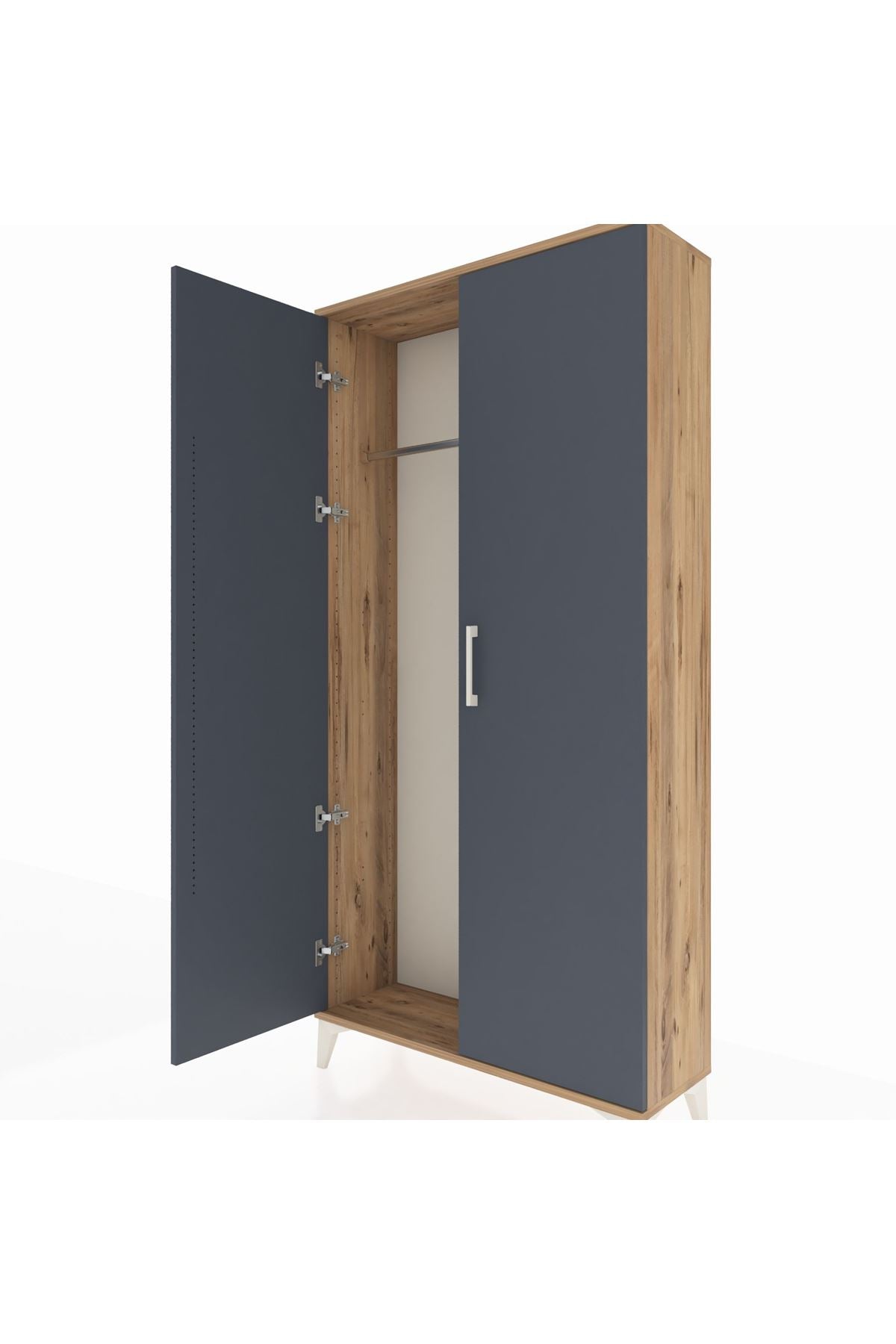Arges Dolap 2 Kapaklı Tek Askılı 88x30x182 - S24M031V8A