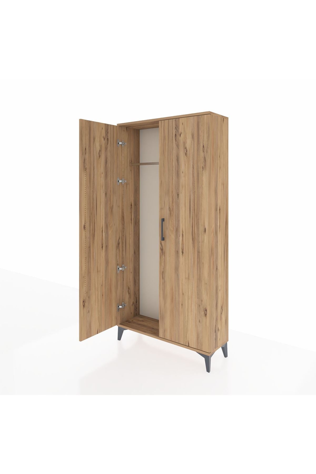 Arges Dolap 2 Kapaklı Tek Askılı 88x30x182 - S24M031V9A