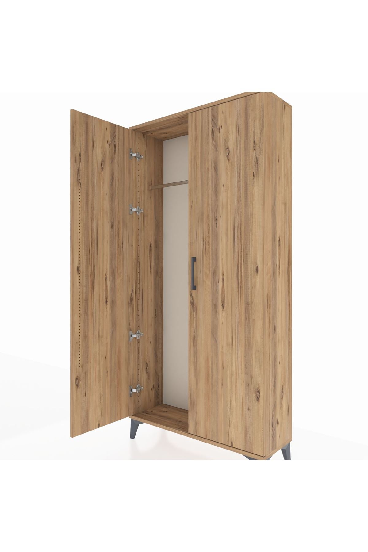 Arges Dolap 2 Kapaklı Tek Askılı 88x30x182 - S24M031V9A