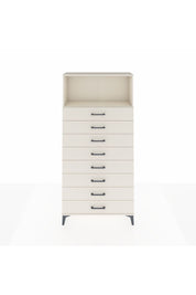 Arges Dolap Tek Raflı 8 Çekmeceli 88x30x182 - S24M032V1A
