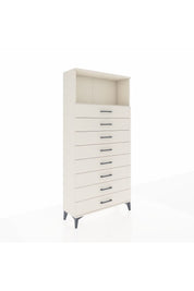 Arges Dolap Tek Raflı 8 Çekmeceli 88x30x182 - S24M032V1A