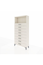 Arges Dolap Tek Raflı 8 Çekmeceli 88x30x182 - S24M032V1A
