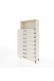 Arges Dolap Tek Raflı 8 Çekmeceli 88x30x182 - S24M032V1A
