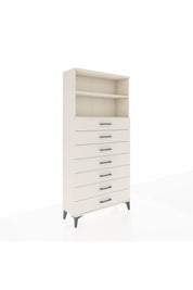 Arges Dolap 2 Raflı 7 Çekmeceli 88x30x182 - S24M033V1A
