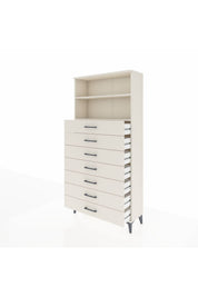 Arges Dolap 2 Raflı 7 Çekmeceli 88x30x182 - S24M033V1A