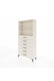 Arges Dolap 2 Raflı 6 Çekmeceli 88x30x182 - S24M034V1A